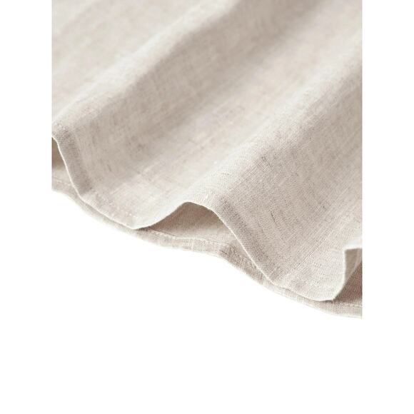 NWT Lintco Minimalist Capsule Lagenlook 100% Linen Beige Swing Tank Dress S/M - Picture 15 of 16